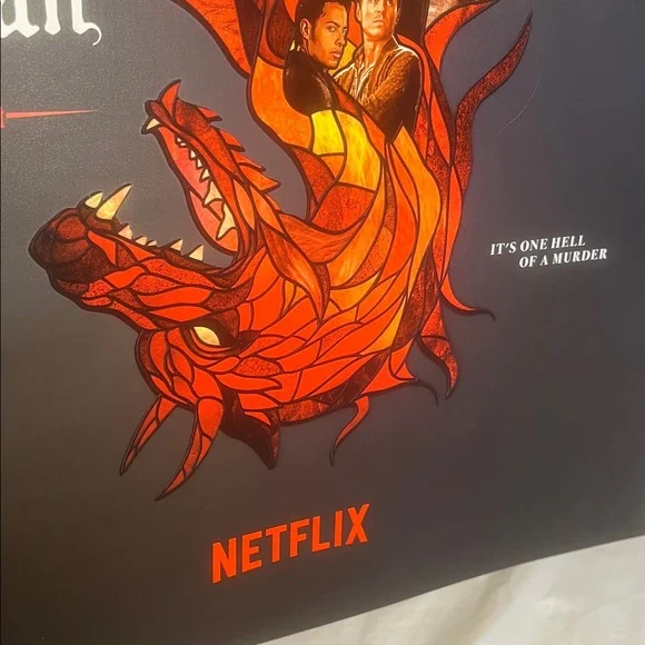 Wake Up Dead Man Limited Origin Movie Poster Knives Out Dragon 13 x 20 11/25 NEW - Picture 3 of 14